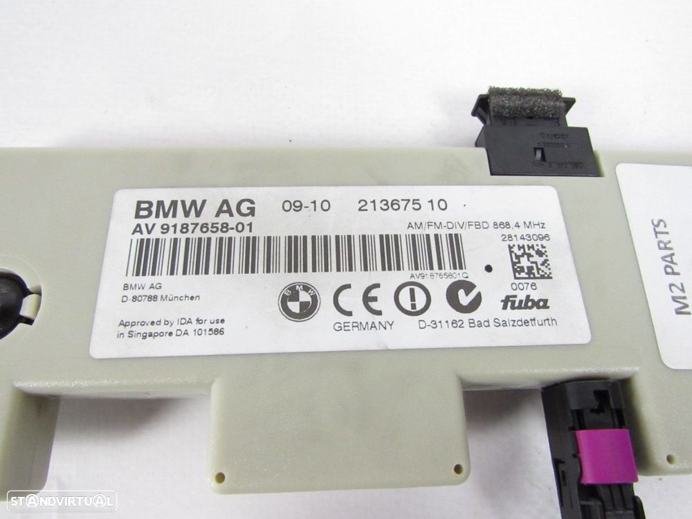 Amplificador antena Diversity 868 MHZ Seminovo/ Original BMW 3 (E90)/BMW 3 Coupe... - 3