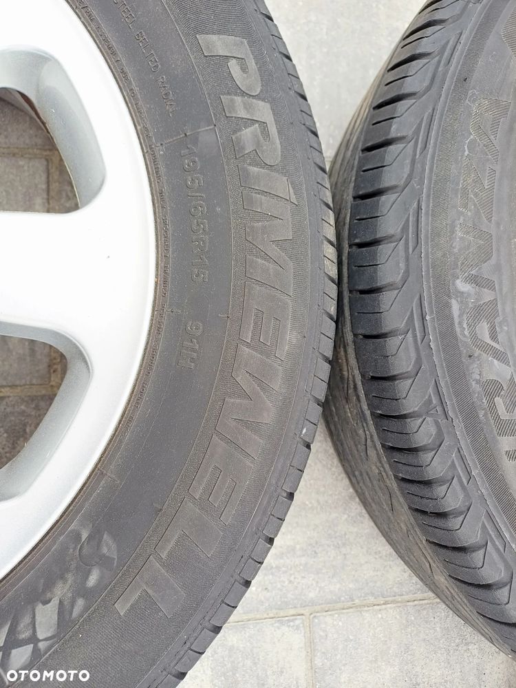 FELIGI Z OPONAMI KOŁA ALUMINIOWE MERCEDES W245 R15 5X112 ET45 66,6 mm OPONY PRIMEWELL 195/65 R15 LATO NR9 - 7