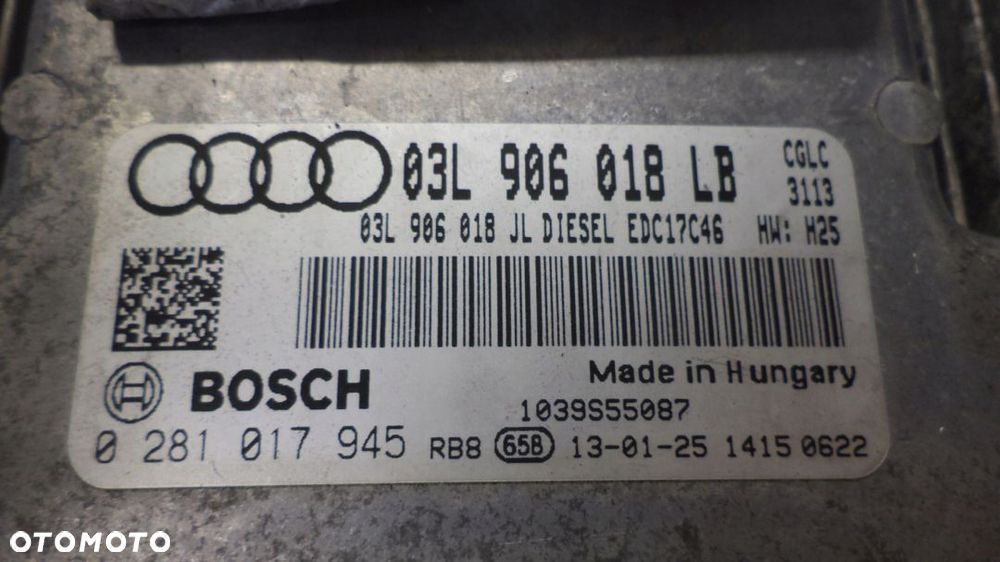 Sterownik komputer silnika  AUDI 03L906018LB - 2