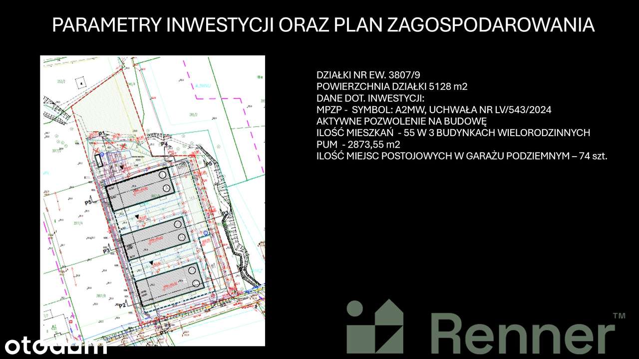JAWORZE Cyprysowa  PnB PUM 3113 m2 55 mieszkań GOTOWE do realizacji - Pełny obrazek: 3/5
