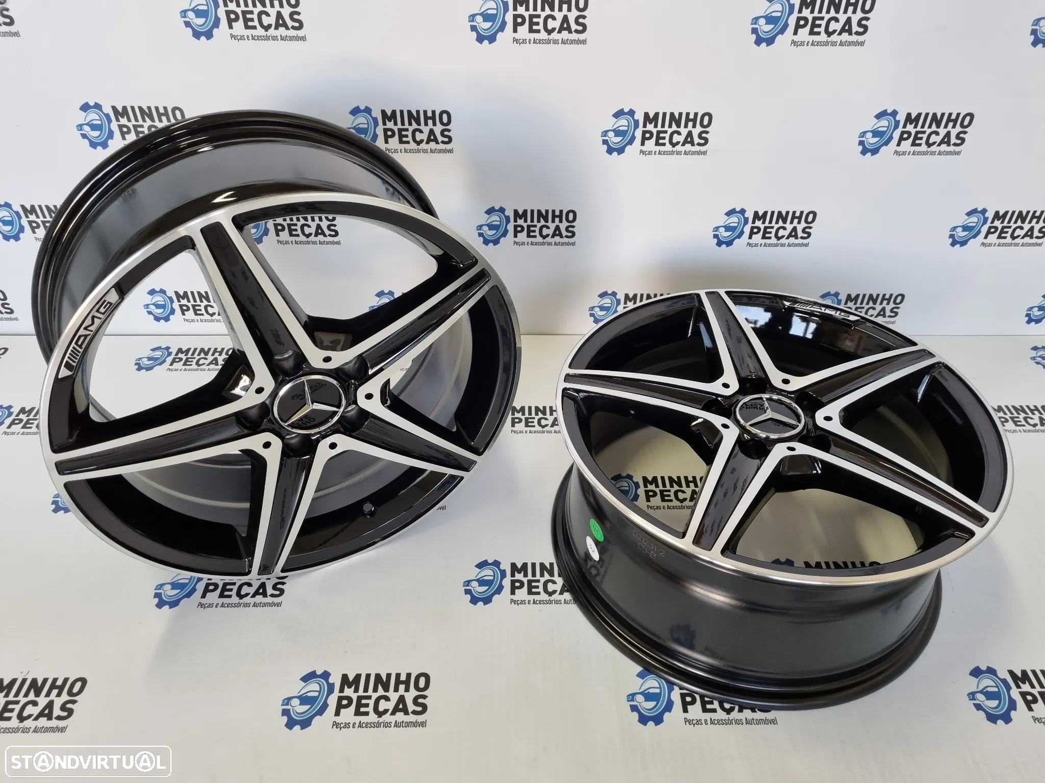Jantes Mercedes (W205) AMG em 19 Preto Polido - 4