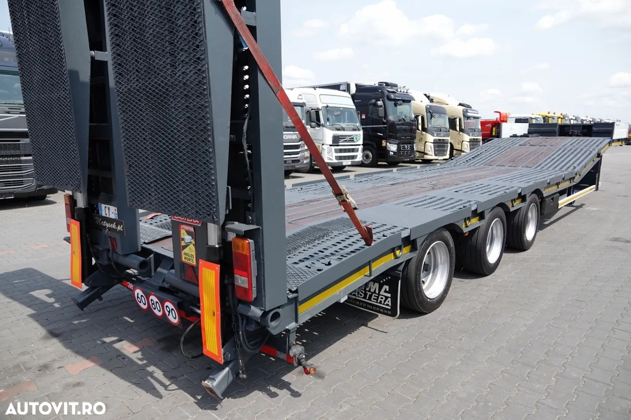 Castera REMORCĂ AMC CASERA / LOW LOADER / 13,3 M / PLATFORMĂ HIDRAULICĂ / GAMA HIDRAULĂ / TROLIU - 15