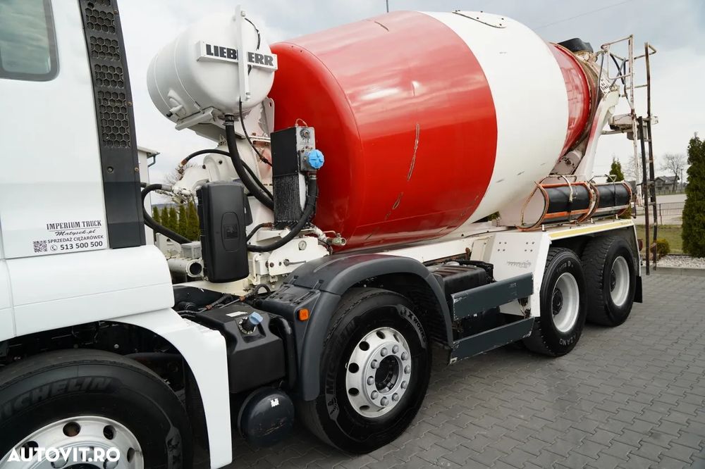 MAN TGS 32.400 / 8x4 / BETONIERĂ LIEBHERR / BETONIERĂ 9 M3 / JANTE DIN ALIAJ / EURO 5 - 11