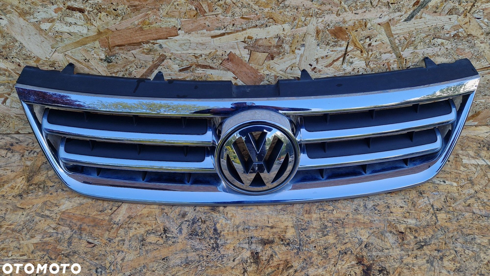 VW TOUAREG ATRAPA GRILL ZDERZAKA PRZÓD 7L6853651A - 4