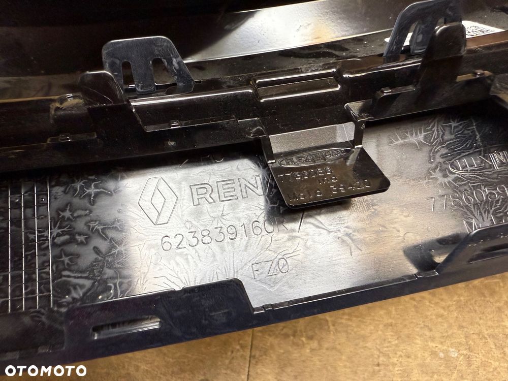 RENAULT SYMBIOZ ATRAPA GRILL ZDERZAKA PRZEDNIEGO PRZÓD ORYGINAŁ 620783105R - 4