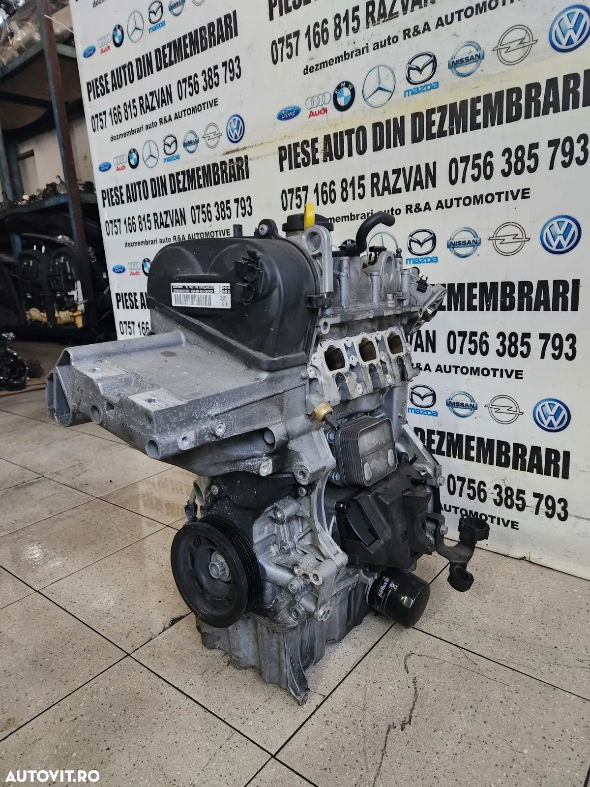 Motor DKR Seat Ibiza Ateca Leon 1.0 TSI TFSI Cod Motor DKR 40.000 Km - Dezmembrari Arad - 7