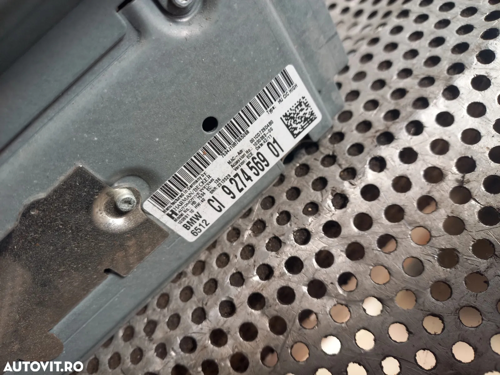 Kit Navigatie Mare 10" Bmw Seria 5 F10 F11 Seria 7 F01 F02 F03 F04 Cod    Dezmembrez Bmw Seria 7 F0 - 9