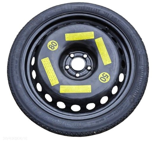 AUDI A7 S7 4G 10-18 KOŁO ZAPASOWE DOJAZDOWE 20" CONTINENTAL 4G0601027