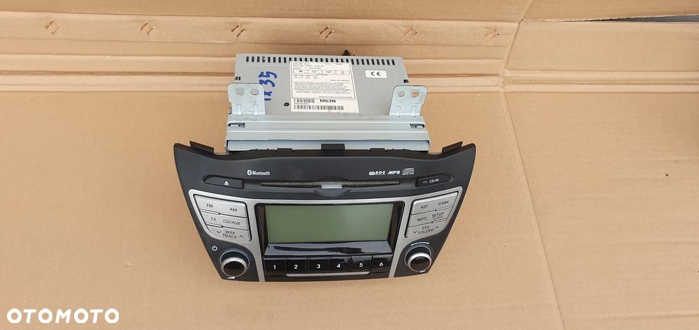 Radio radioodtwarzacz CD Navi Nawigacja Hyundai ix35 96160-2Y230TAN - 2