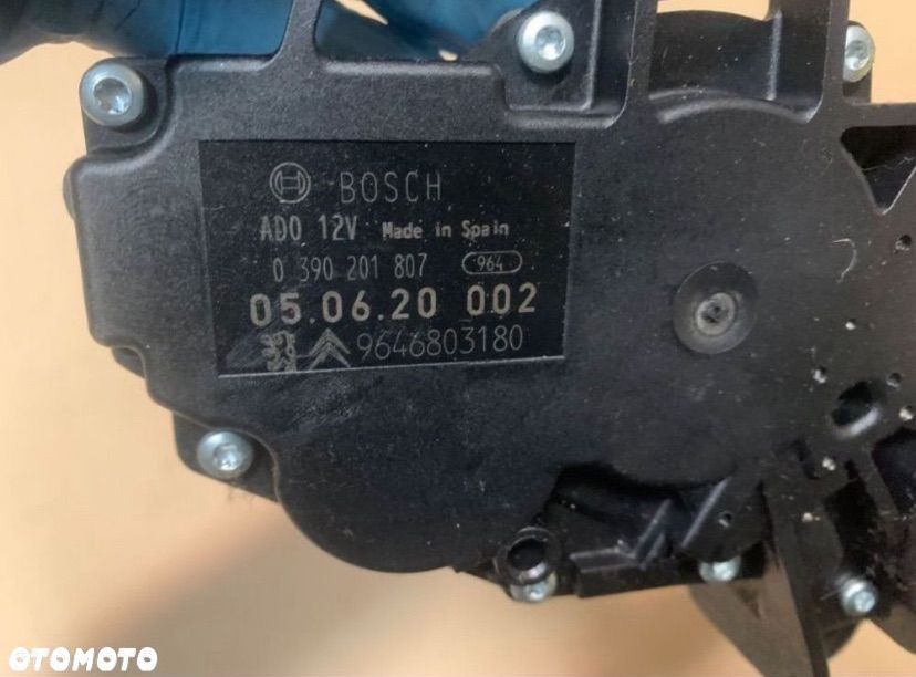 9646803180 Mechanizm silniczek wycieraczki tył  citroen c4 lift - 3