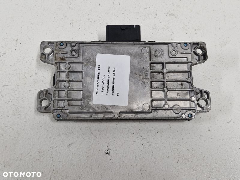 nissan juke 1 i f15 1.5 dci moduł sterownik komputer skrzyni biegów emu10-020n - 5