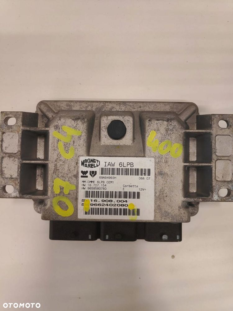 Citroen c4 9662402080 STEROWNIK SILNIKA KOMPUTER - 1