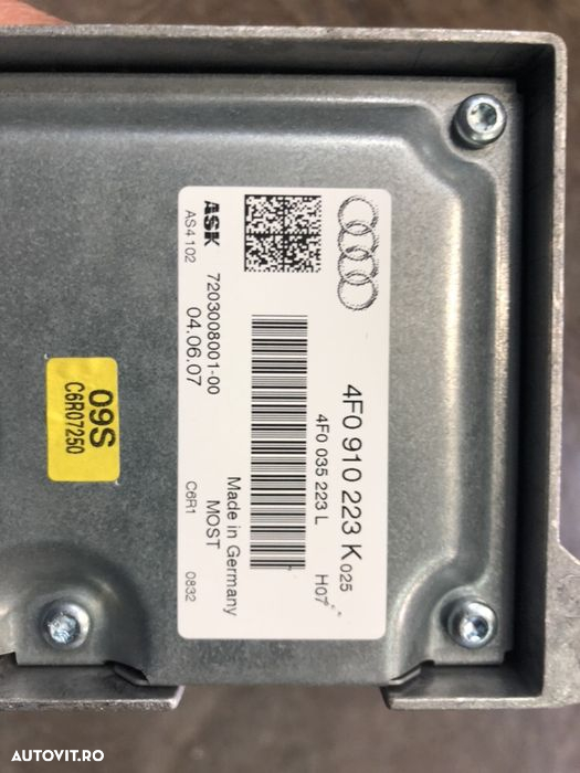 Amplificator audi A6 A8 Q7 2005-09 cod 4f0910223k - 2