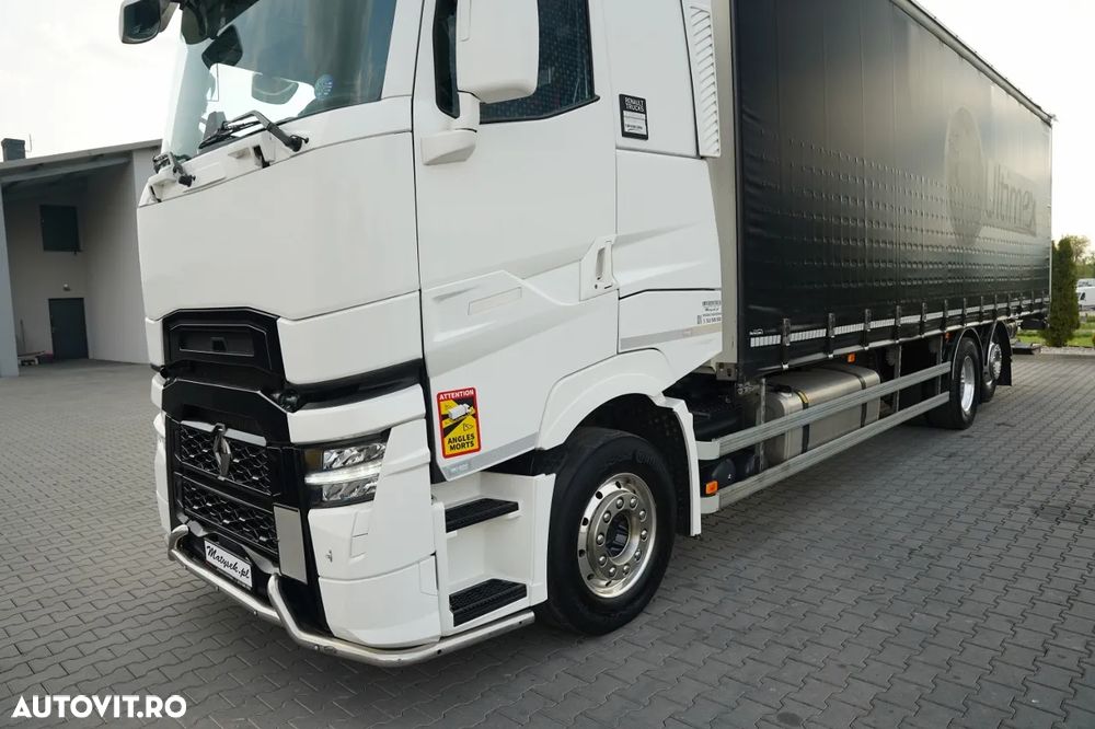 Renault T HIGH 440 DTI 13 / 6X2 / 9.5 M CORTINĂ / I-PARK COOL / PUNTE RELAXABILĂ / PODEA REZISTENTĂ / JANTE DIN ALIAJ / DHOLLANDIA LIFT / - 11