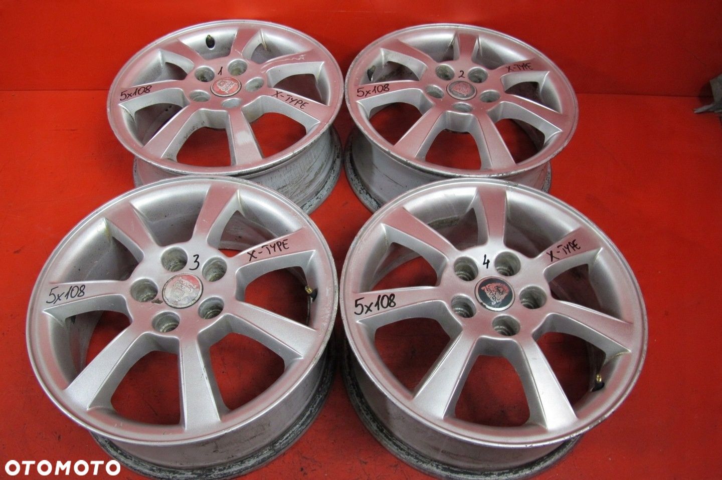 JAGUAR X-TYPE FELGI ALUMINIOWE 16 5x108 6.5J ET 52.5 4X43-1007-BA - 1
