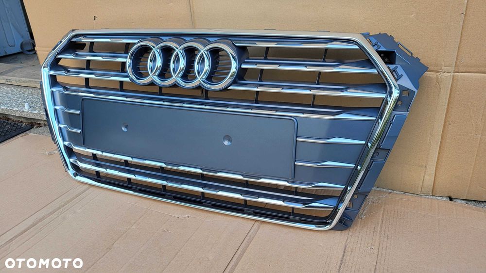 Atrapa chłodnicy GRILL Audi A4 B9 8W0 8W 15-19 ORYG. CHROM OE NOWA !! - 3