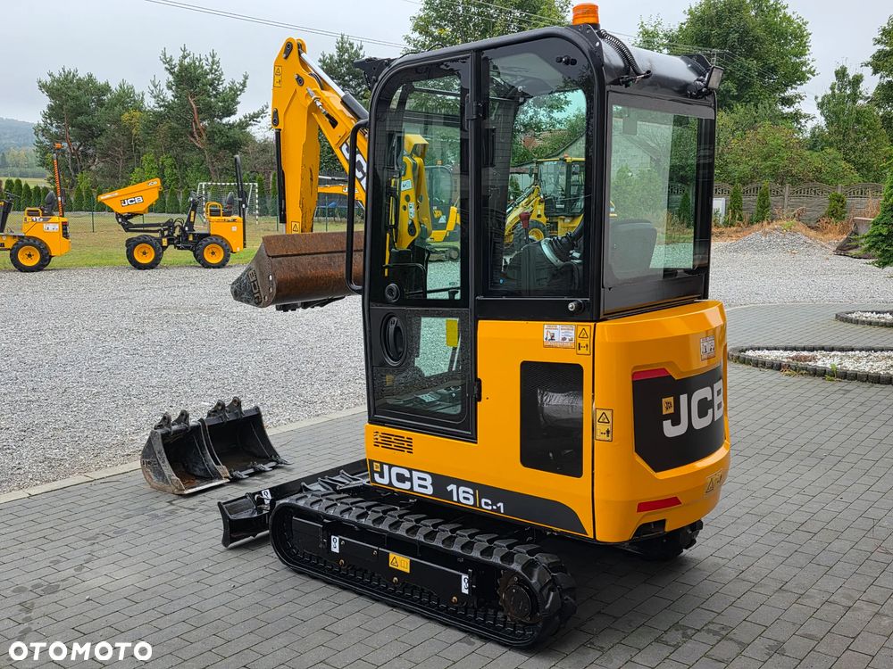 JCB JCB 16 C-1 mini koparka 3 łyżki szybkozłącze 19c1 sprowadzona 8018 serwisowana - 20