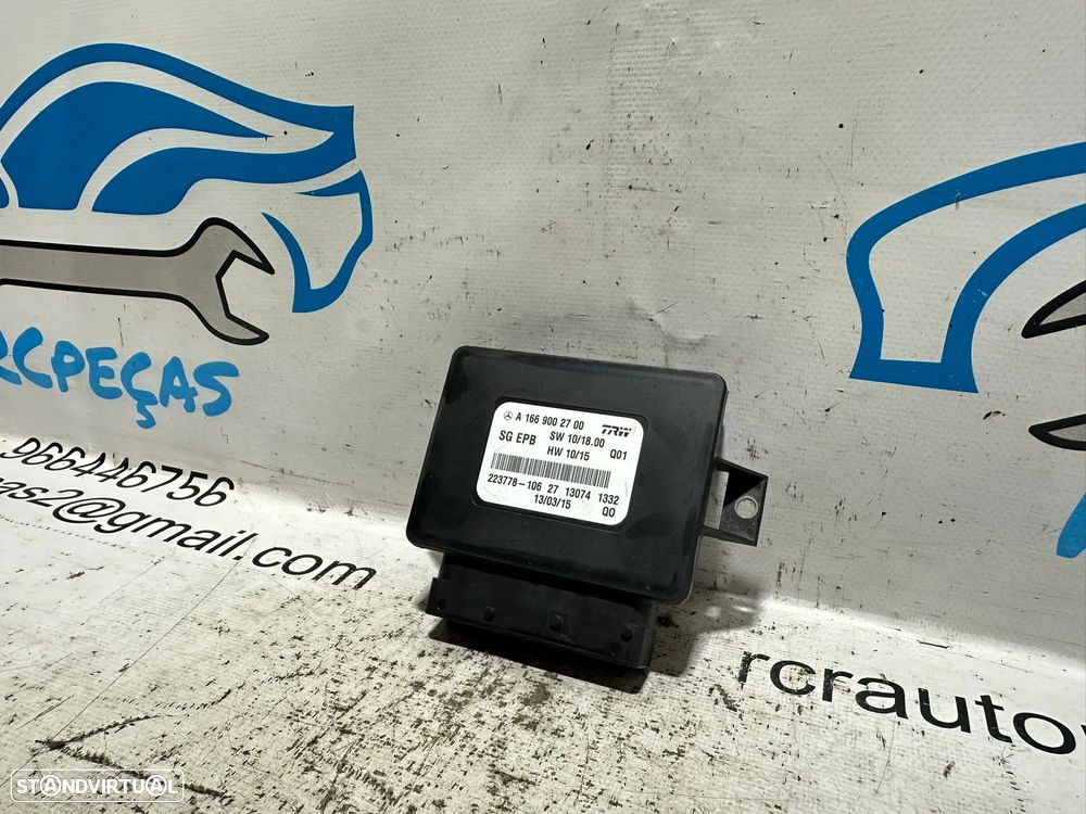 .Modulo Unidade Controlo Assistência Estacionamento Parque Eletrico EPB Original TRW  Mercedes Benz A1669002700 2004 - 2011 - 4