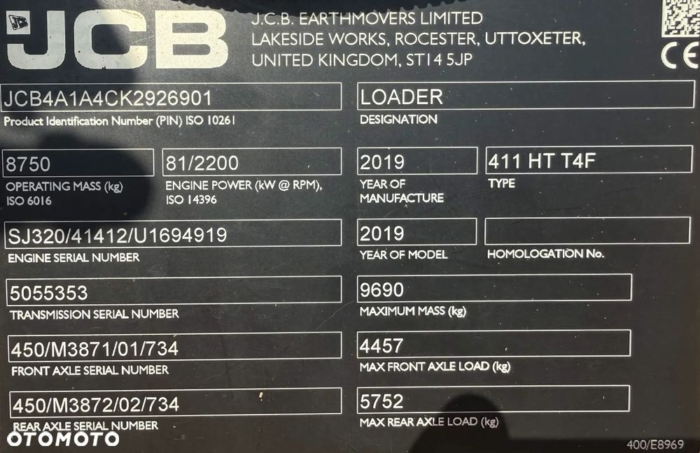 JCB WLS 411 HT T4F - 7