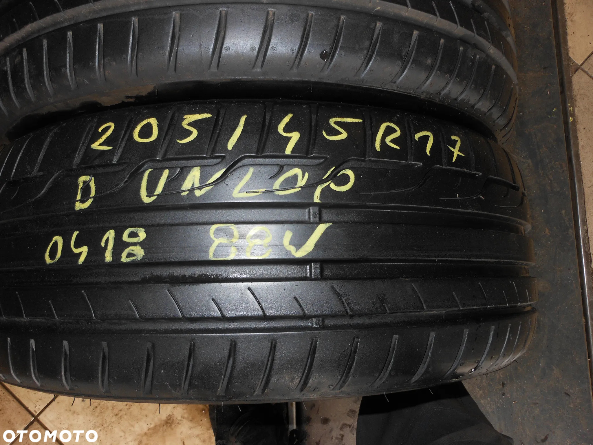 Opony 205/45r17 dunlop sport maxx rt 7mm lato komplet - 3