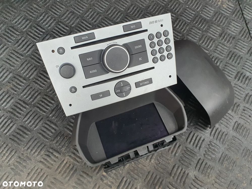 RADIO RADIOODTWARZACZ DVD 90 NAVI 383555646 OPEL MERIVA A LIFT + WYŚWIETLACZ 13156843