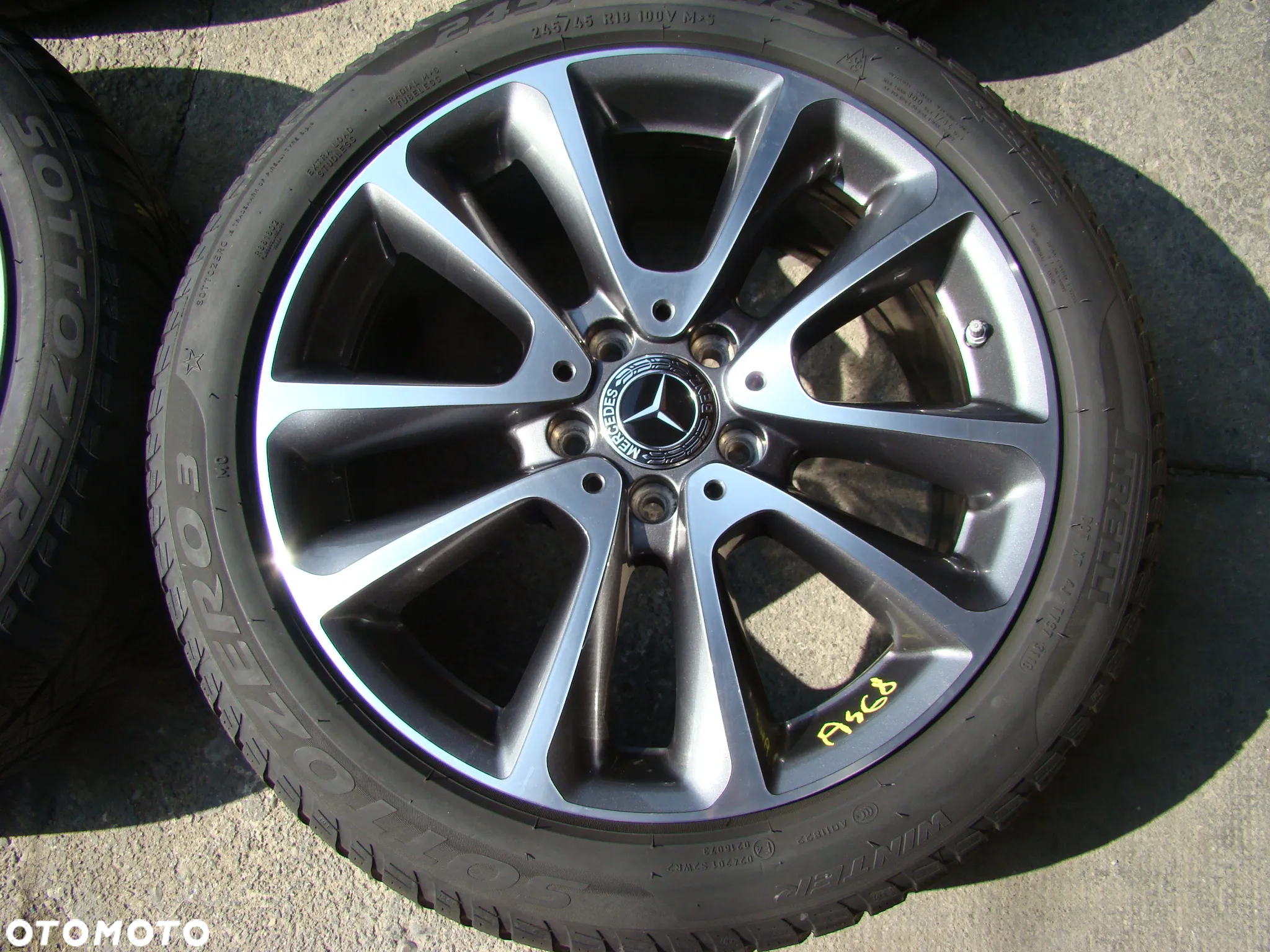 a468 5x112 Mercedes W213 S213 C238 A238 8jx18 245/45 opony zima Vito V-klasa W447 - 2