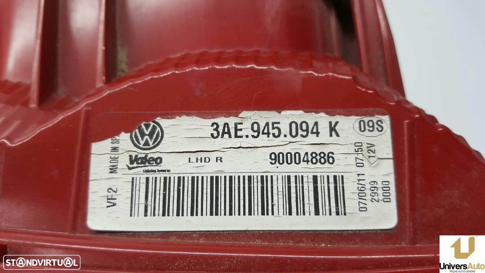 FAROLIM TRASEIRO DIREITO VOLKSWAGEN PASSAT LIM. (362) HIGHLINE BLUEMOTION - 4