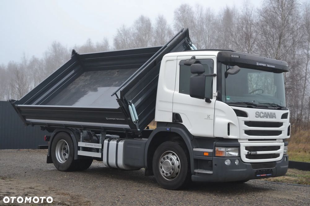 Scania P280 Wywrotka Nowy 3-stronny Wywrot Kiper P320 BLOKADA MOSTU Sprzęg - 16