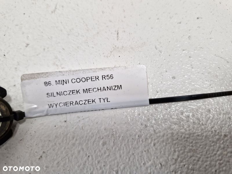 MINI COOPER R56 SILNICZEK MECHANIZM WYCIERACZKI TYŁ TYLNY 53024112 6932013 - 7