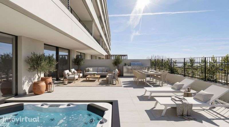 APARTAMENTO COM TERRAÇO E VISTA RIO TEJO - Grande imagem: 3/10