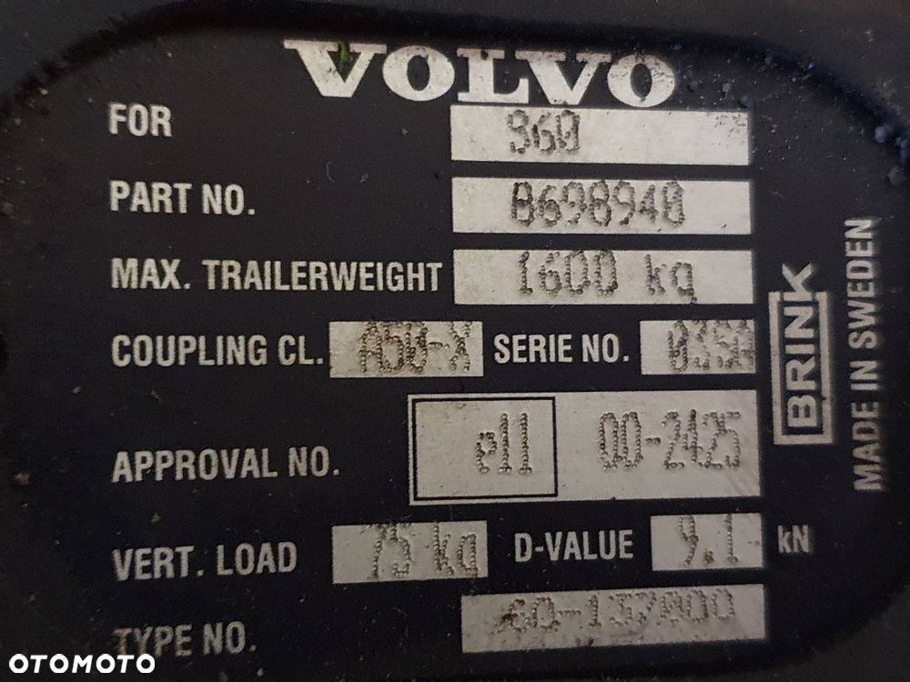 HAK KULA VOLVO V70 S60 - 4