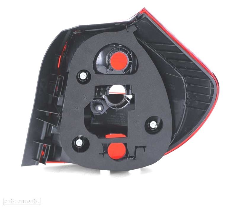 FAROLINS BMW E81 E87 LCI 07-11 LED VERMELHO FUMADO - 2
