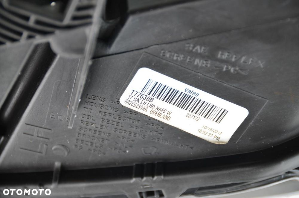 JEEP GRAND CHEROKEE WK2 2019 XENON LED NSKR 68289239AG Lewy Przedni Oryginał KOMPLETT - 7