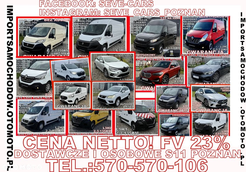 Fiat DUCATO L4H2 MAXI GWARANCJA klima 2.3jtd 130km, tempomat - 26