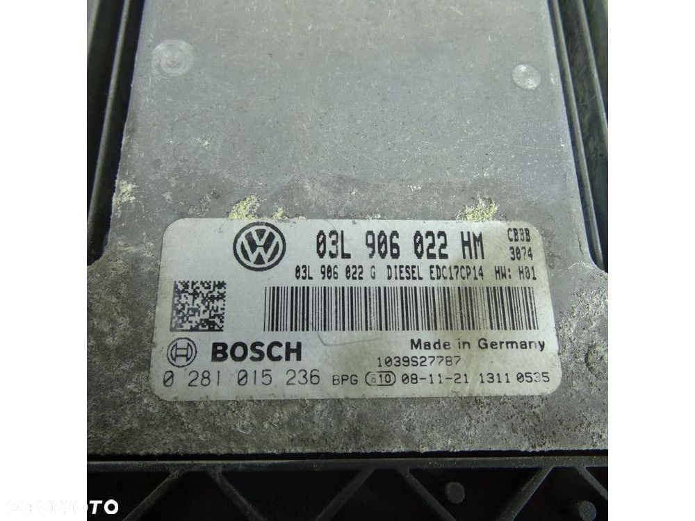 VW TIGUAN 2.0TDI 170KM STEROWNIK 03L906022HM - 2