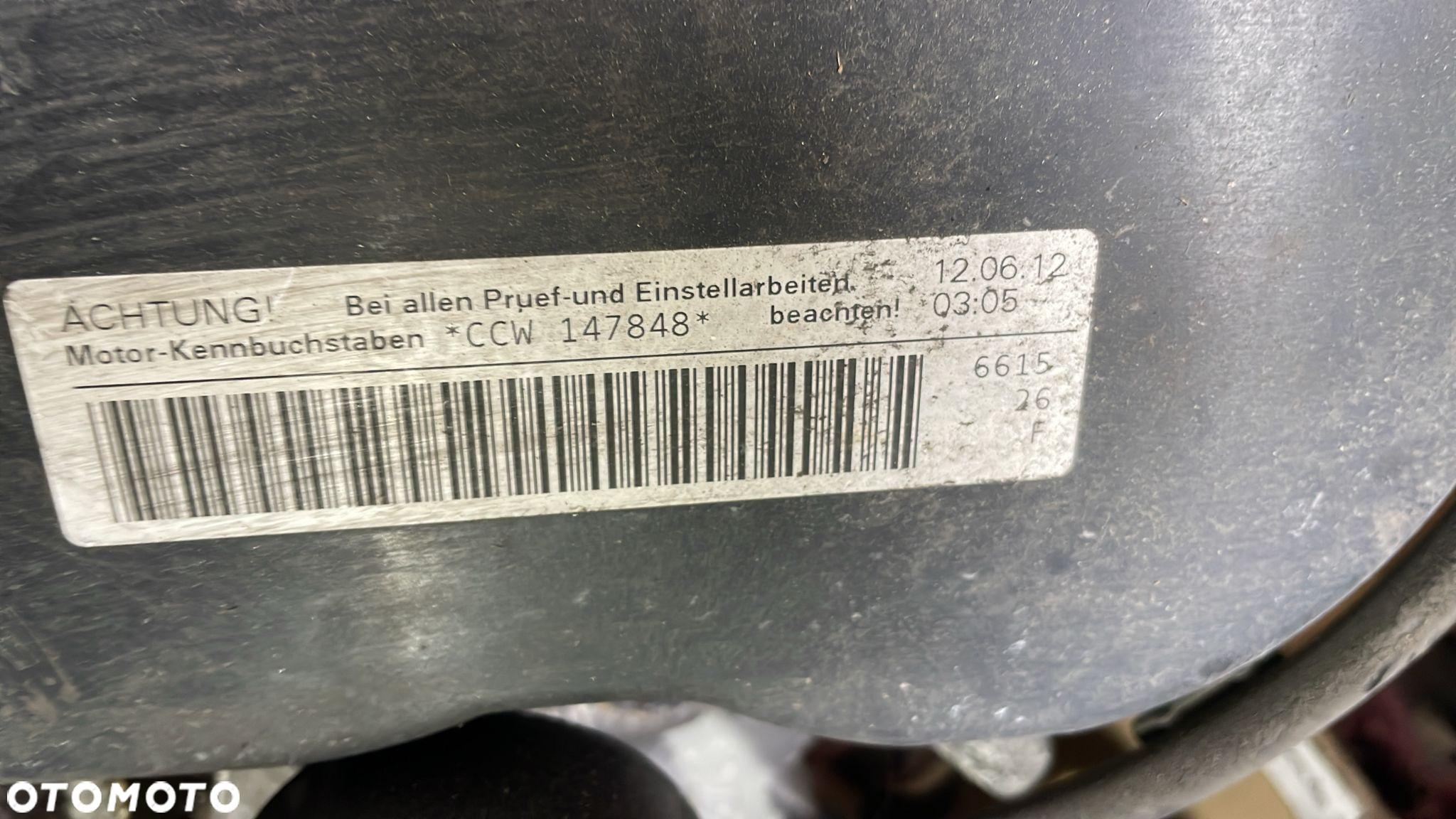 Silnik kompletny Audi VW 3.0 TDI CCW na części - 2