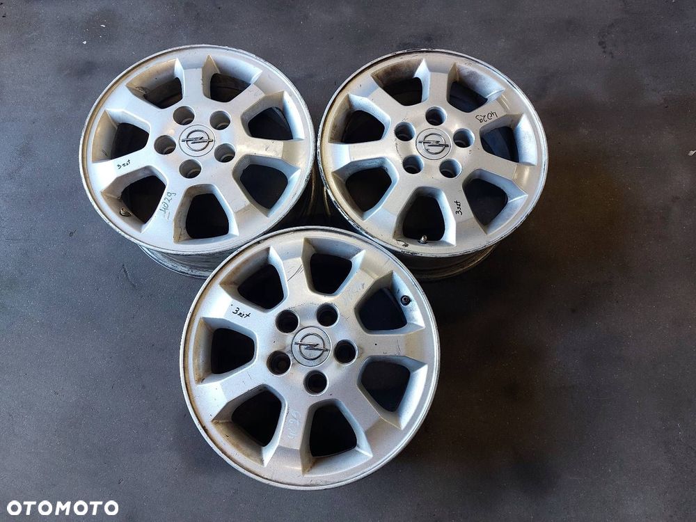 FELGI ALUMINIOWE KOMPLET 3 SZT 5X110 6Jx15 OPEL - 1
