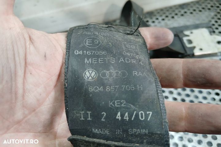 Centura siguranta fata dreapta 6Q4857706H 6Q4857706H Volkswagen VW Po - 3