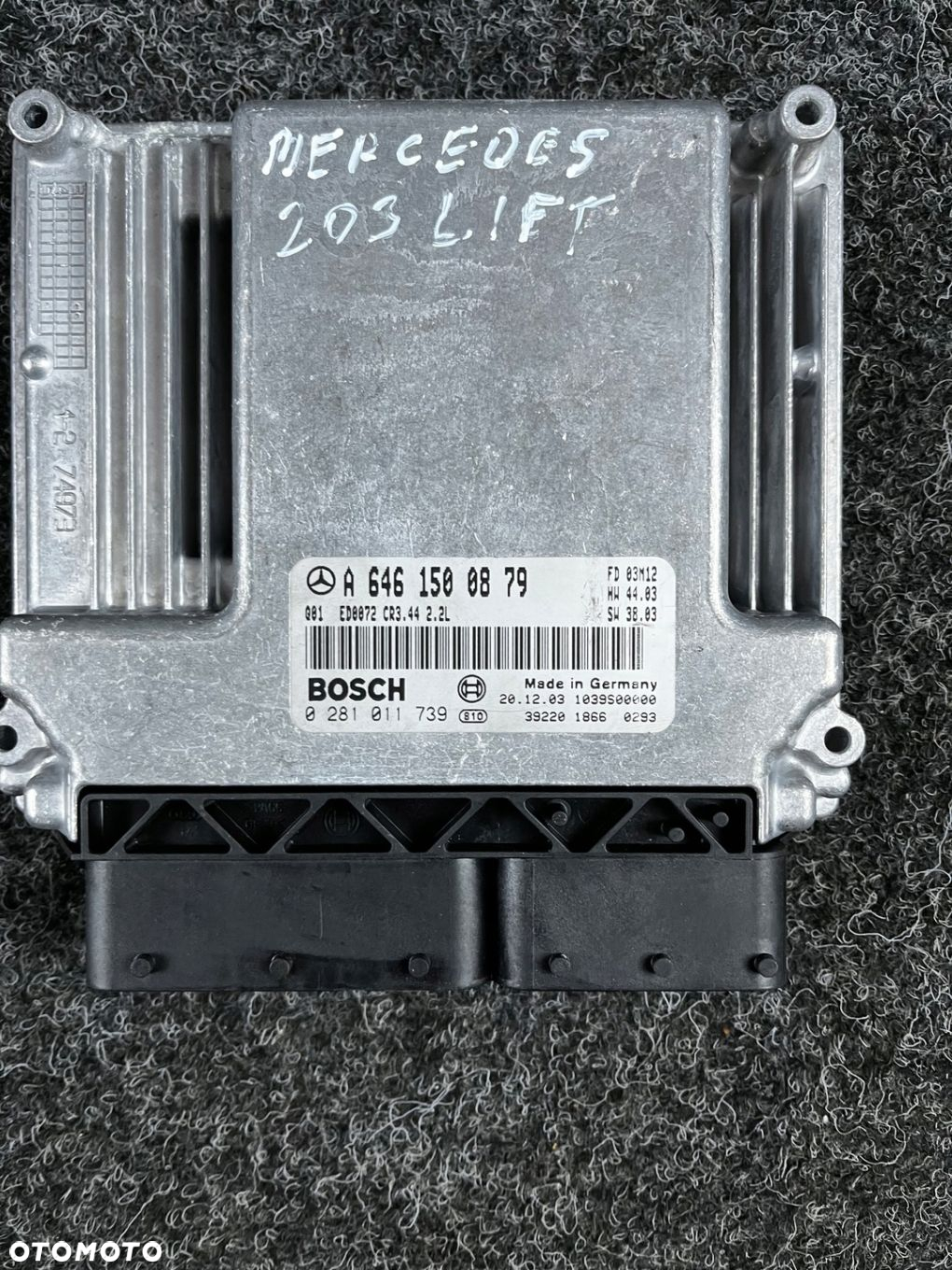 komputer sterownik silnika mercedes w203 c klasa A6461500879 - 3