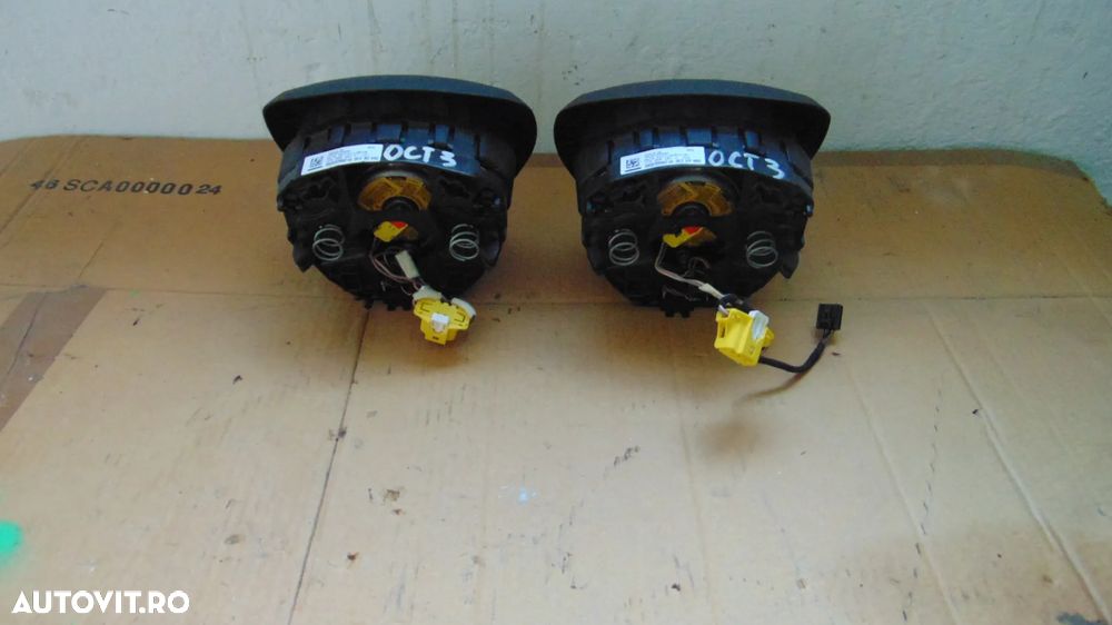 Airbag volan Skoda Roomster 5J,facelift,Skoda Superb,Skoda Octavia 3 an 2015 cod 3T0880201G/3T0880201F - 4