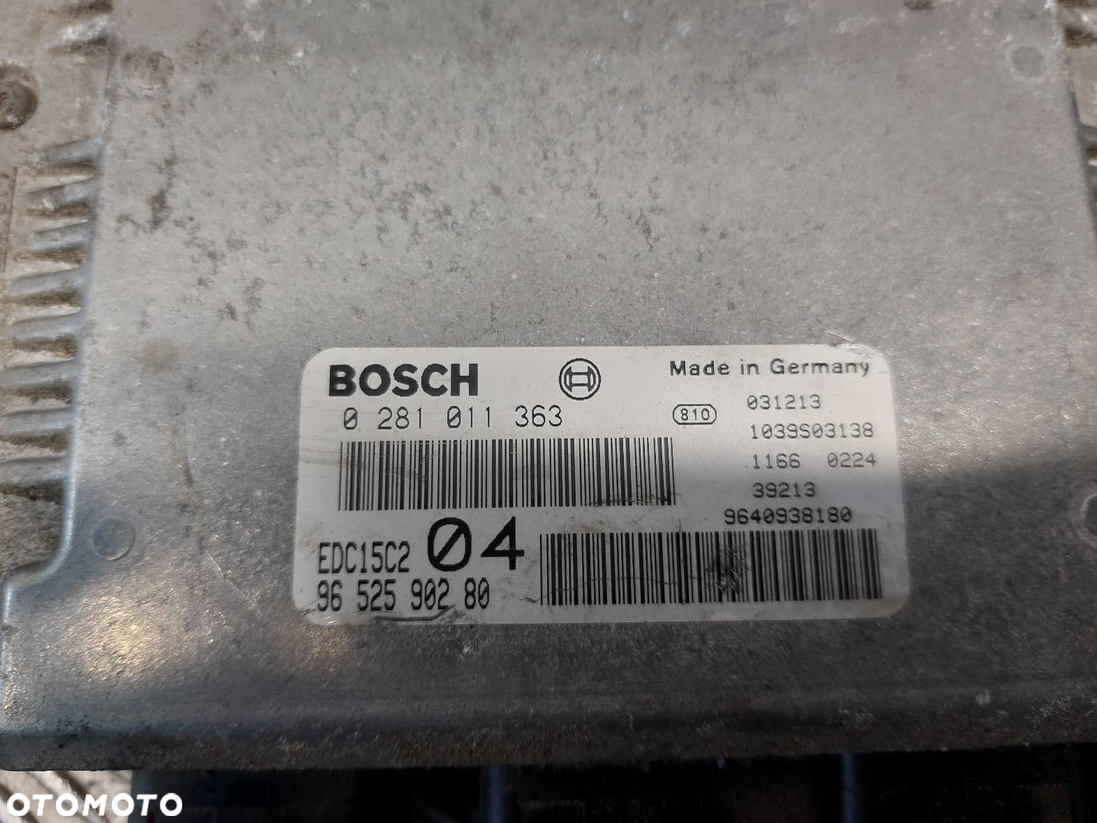 ZESTAW STARTOWY PEUGEOT 807 I 2.2 HDI 9652590280 - 2