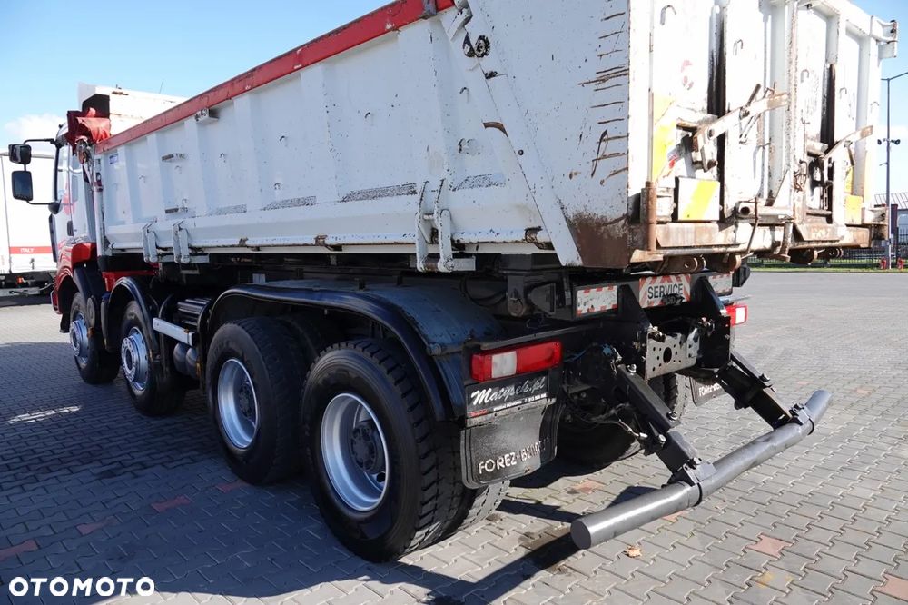 Renault KERAX 480 / 8x4 / WYWROTKA / HYDROBURTA / HYDROKLAPA / BORDMATIC / AUTOMAT - 17