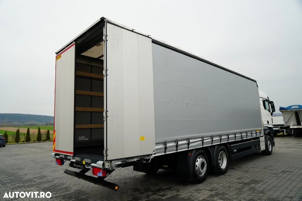 MAN TGX 26.520 / 6x2 / 9.3 M CORTINĂ / ACOPERIȘ RIDICABIL / AXĂ RIDICABILĂ / DIRECȚIE / NOU - 19