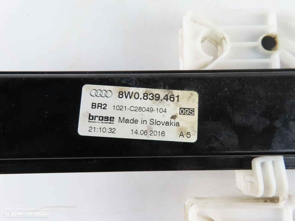 Elevador da Porta S/ Motor Usado / Original AUDI A4 (8W2, 8WC, B9)/AUDI A4 Avant... - 3
