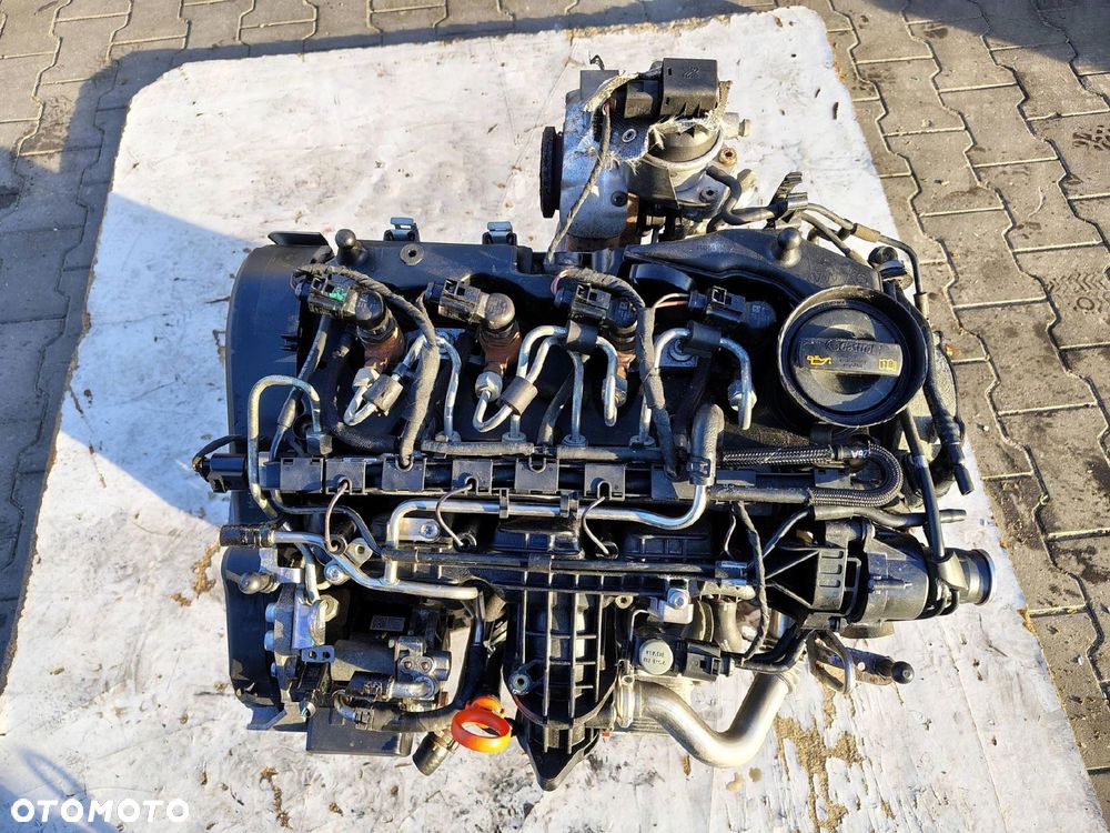 SILNIK VW AUDI SEAT SKODA CAY C Z NASTAWNIKIEM 1.6 TDI 86 TYŚ KM - 2