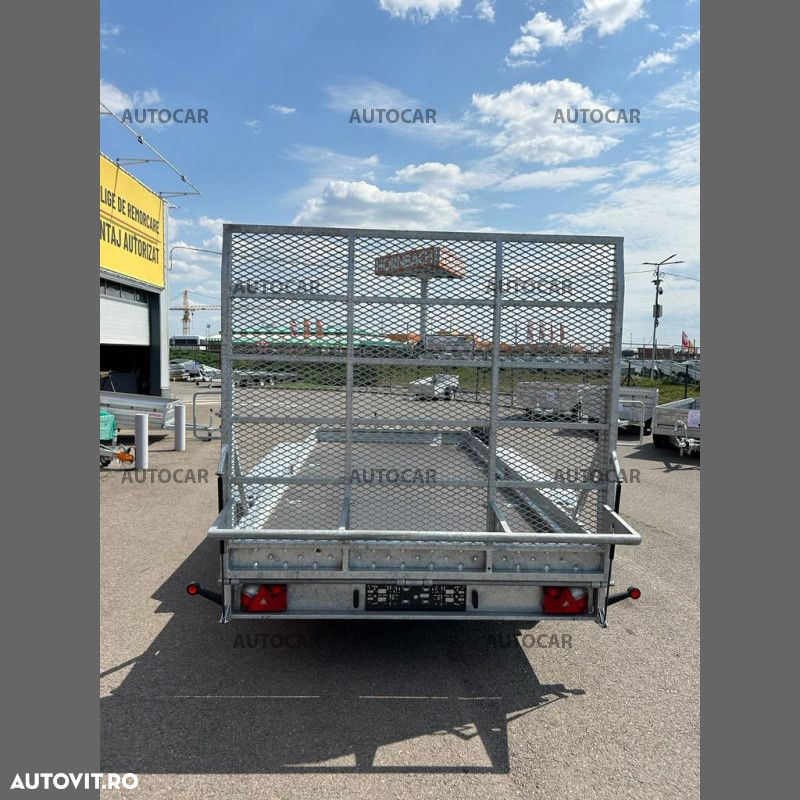 Autocar Platforma,trailer  cu trei axe pentru transport de utilaje  K4535 - 6