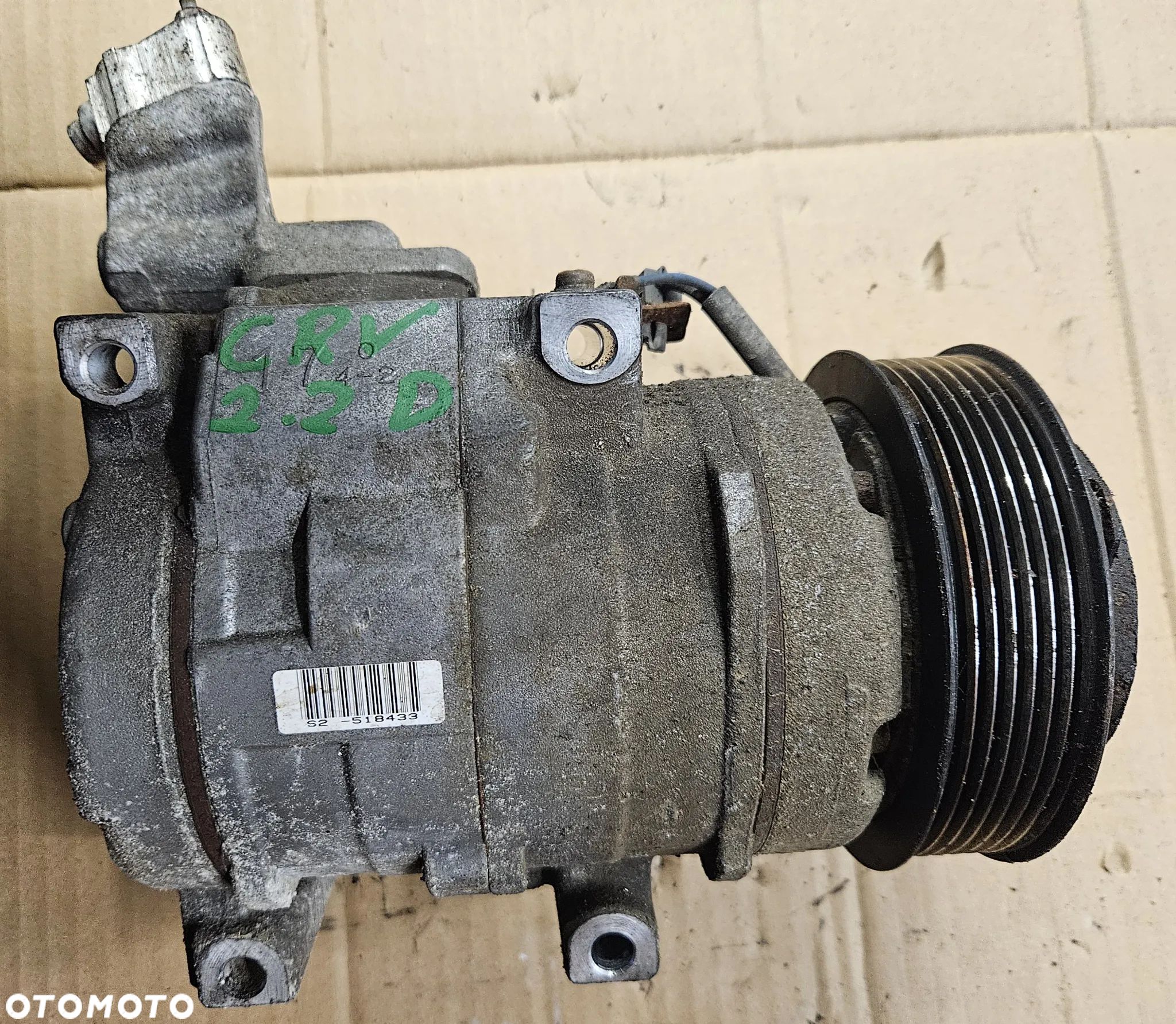 Honda CRV CR-V 3 III Civic Accord VIII 2.2 i-DTEC kompresor sprężarka klimatyzacji 447260 6080 447220-5900 4902 - 1