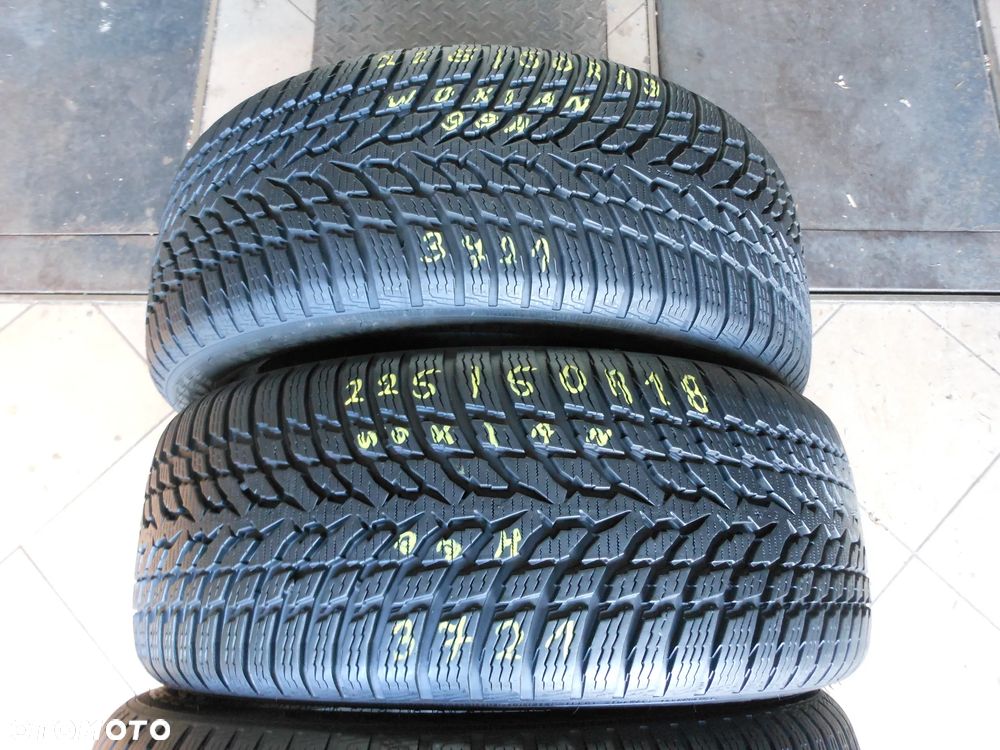 opony 225/50r18 nokian wr snowproof 7,7mm zima komplet - 3