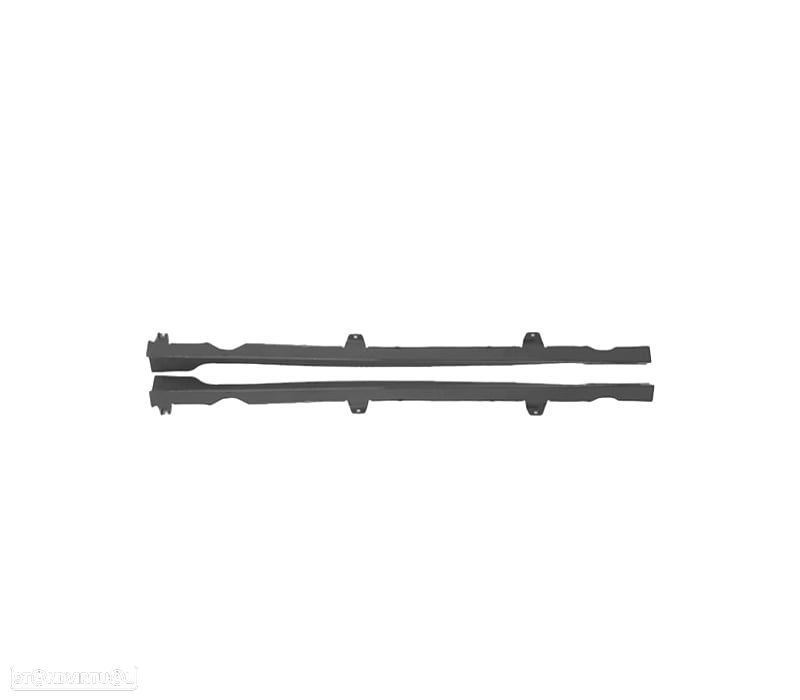 EXTENSÕES EMBALADEIRAS LATERAIS VOLKSWAGEN VW GOLF 7 7.5 LOOK TCR PRETO BRILHANTE - 2