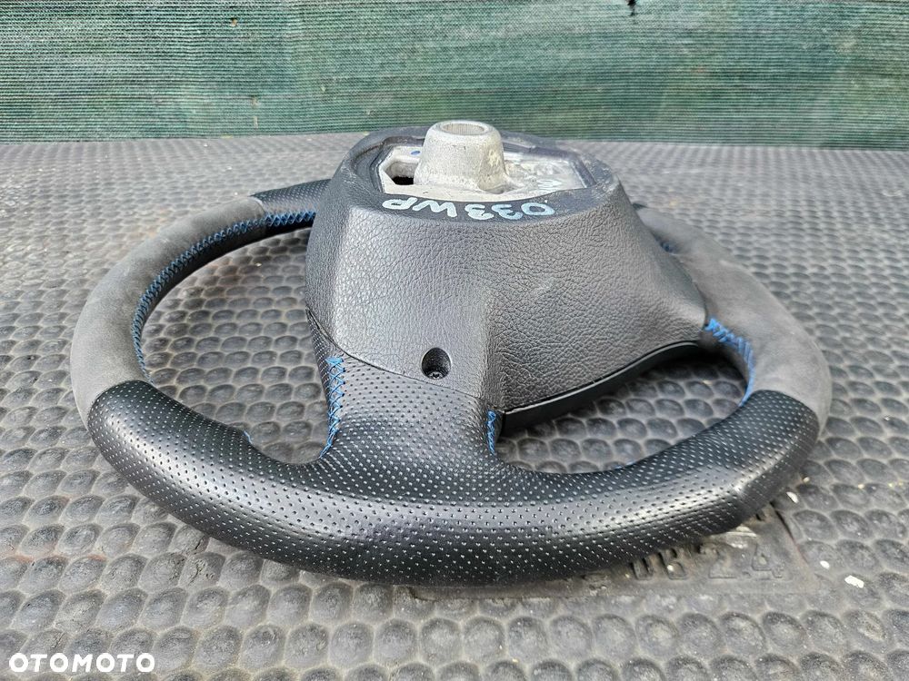 Kierownica Ścięta Trzy 3 Ramienna Pikowana Skóra Ancantara Multifunkcja Sterowanie AirBag Poduszka BMW 5 F10 F11 - 35